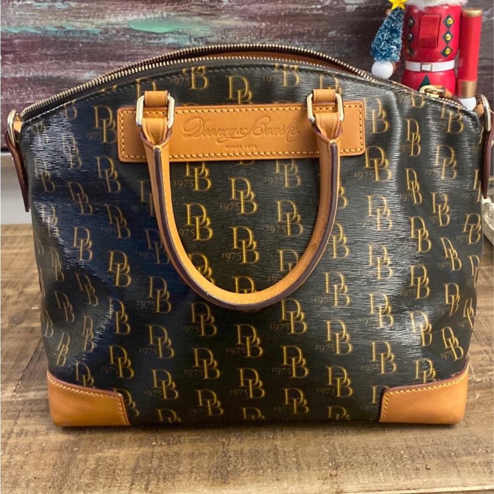 Dooney & Bourke Signature 1975 Satchel - Picture 2 of 7